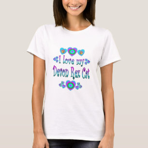 Ik hou van mijn Devon Rex Cat T-shirt