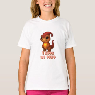 Ik hou van mijn Dino Kammli met Hart T-shirt