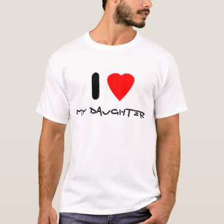 Ik hou van mijn dochter t-shirt