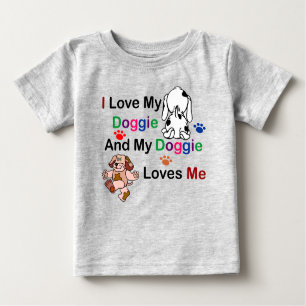 Ik hou van mijn Doggie Peuter T-shirt