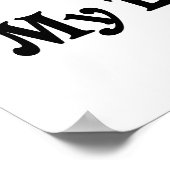 Ik hou van mijn Doll Face Poster (Hoek)