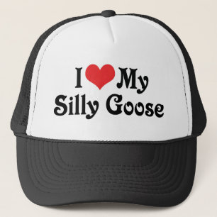 Ik hou van mijn domme gans trucker pet