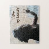 Ik hou van mijn draak Fun Bearded Dragon Legpuzzel (Verticaal)