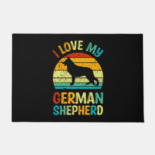 Ik hou van mijn Duitse herder Deurmat