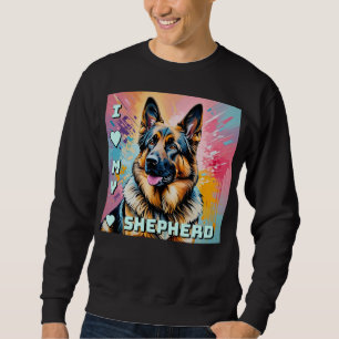 Ik hou van mijn Duitse herder Trui