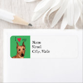 Ik hou van mijn Duitse Pinscher Etiket (Insitu)