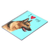 Ik hou van mijn Duitse Shepherd Notitieboek (Linkerzijde)