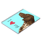 Ik hou van mijn Duitse Shorthaired Pointer Notitieboek (Linkerzijde)