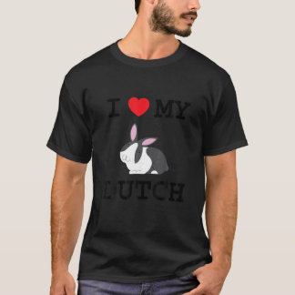 Ik hou van mijn Dutch Rabbit T shirt