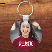 Ik hou van mijn eigen Vriendin foto Sleutelhanger (Voorkant)