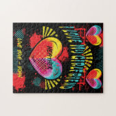 Ik hou van mijn eigen Vriendin Graffiti Legpuzzel (Horizontaal)