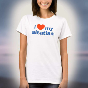 Ik hou van mijn Elzassershemd T-shirt