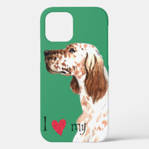 Ik hou van mijn Engelse Setter iPhone 12 Hoesje