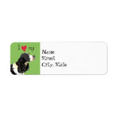 Ik hou van mijn Engelse Springer Spaniel Etiket (Voorkant)