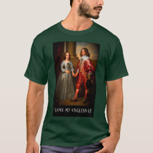 Ik hou van mijn Engelse Vriendin T-shirt