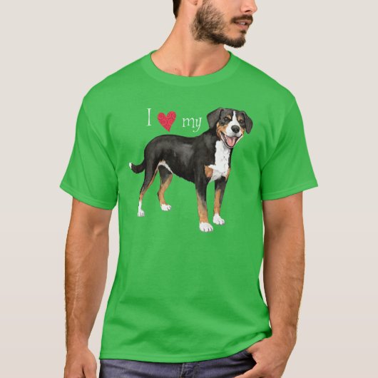 Ik hou van mijn Entlebucher T-Shirt (Voorkant)