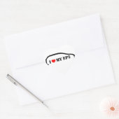 Ik hou van mijn EP2 Hart Sticker (Envelop)