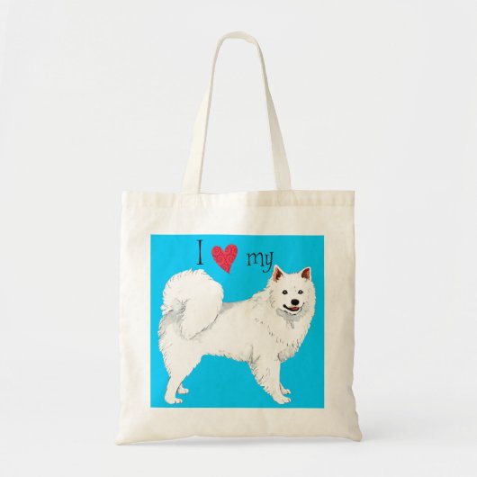 Ik hou van mijn Eskie Tote Bag (Voorkant)