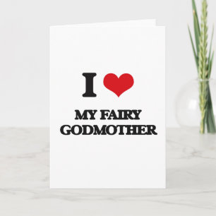 Ik hou van Mijn Fairy Godmoeder Kaart
