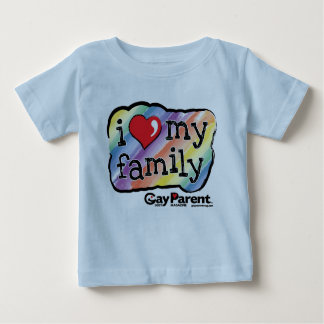 Ik hou van mijn familie Rainbow t-shirt