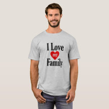Ik hou van mijn familie T-shirt