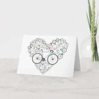 Ik hou van mijn fiets kaart