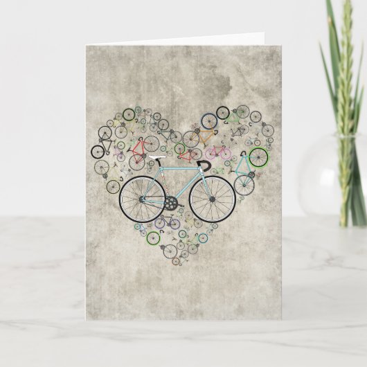 Ik hou van mijn fiets kaart (Voorkant)