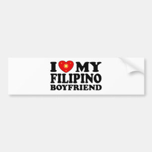 Ik hou van mijn Filipino Boyvriend Bumpersticker