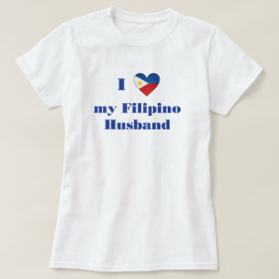 Ik hou van mijn Filippijnse man 1 T-shirt
