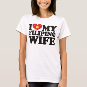 Ik hou van mijn Filippijnse vrouw T-shirt