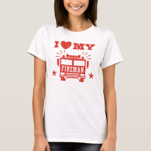 Ik hou van mijn Fireman T-shirt