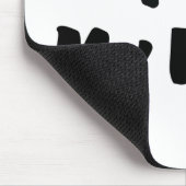 Ik hou van mijn foetus muismat (Hoek)