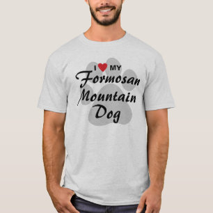 Ik hou van mijn formosan-Hondenliefhebbers T-shirt