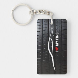 Ik hou van mijn FR-S met loopband Sleutelhanger