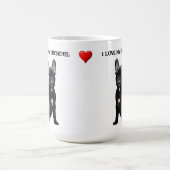 Ik hou van mijn franchie koffiemok (Center)