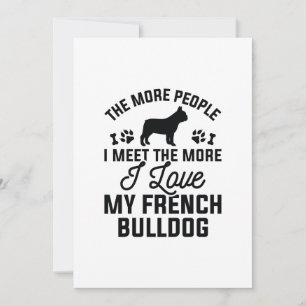 Ik hou van mijn Franse Bulldog Bedankkaart