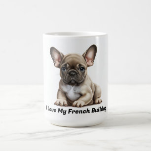 Ik hou van mijn Franse Bulldog Koffiemok
