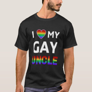 Ik hou van mijn Gay Oom Pride T-shirt