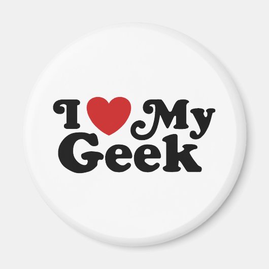 Ik hou van mijn geek magneet (Voorkant)