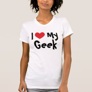 Ik hou van mijn geek T-shirt