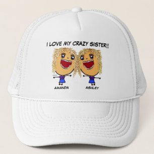 Ik hou van mijn gekke zus trucker pet