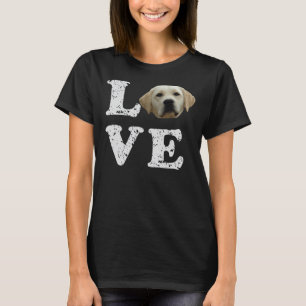 Ik hou van mijn gele lab hoodie labrador retriever t-shirt