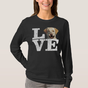 Ik hou van mijn gele labrador Retriever Dog T-shirt