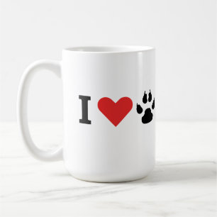 Ik hou van mijn geweldige kattenhond koffiemok