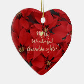 Ik hou van mijn geweldige kleindochter, Kerstmis Keramisch Ornament (Rechts)