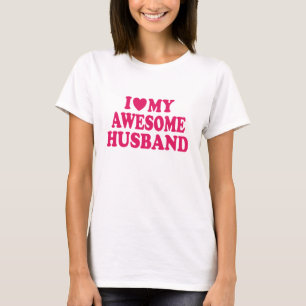 Ik hou van mijn Geweldige man T-shirt