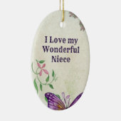 Ik hou van mijn geweldige nicht keramisch ornament (Rechts)