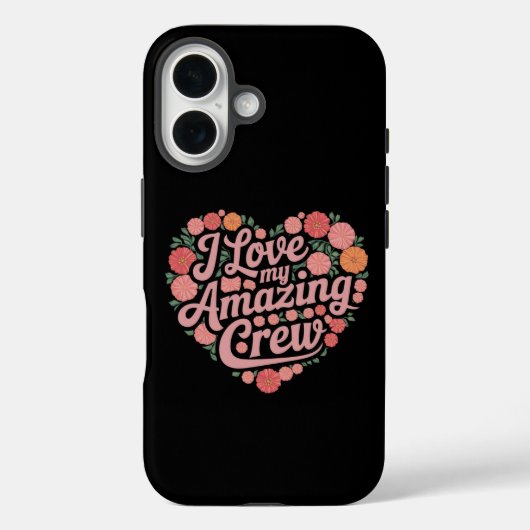 Ik hou van mijn geweldige team - perfect leidersch Case-Mate iPhone case (Achterkant)