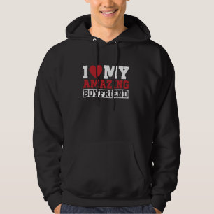 Ik hou van mijn geweldige vriend Couple vriendin Hoodie