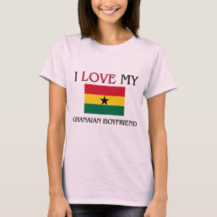 Ik hou van mijn Ghanese Boyvriend T-shirt